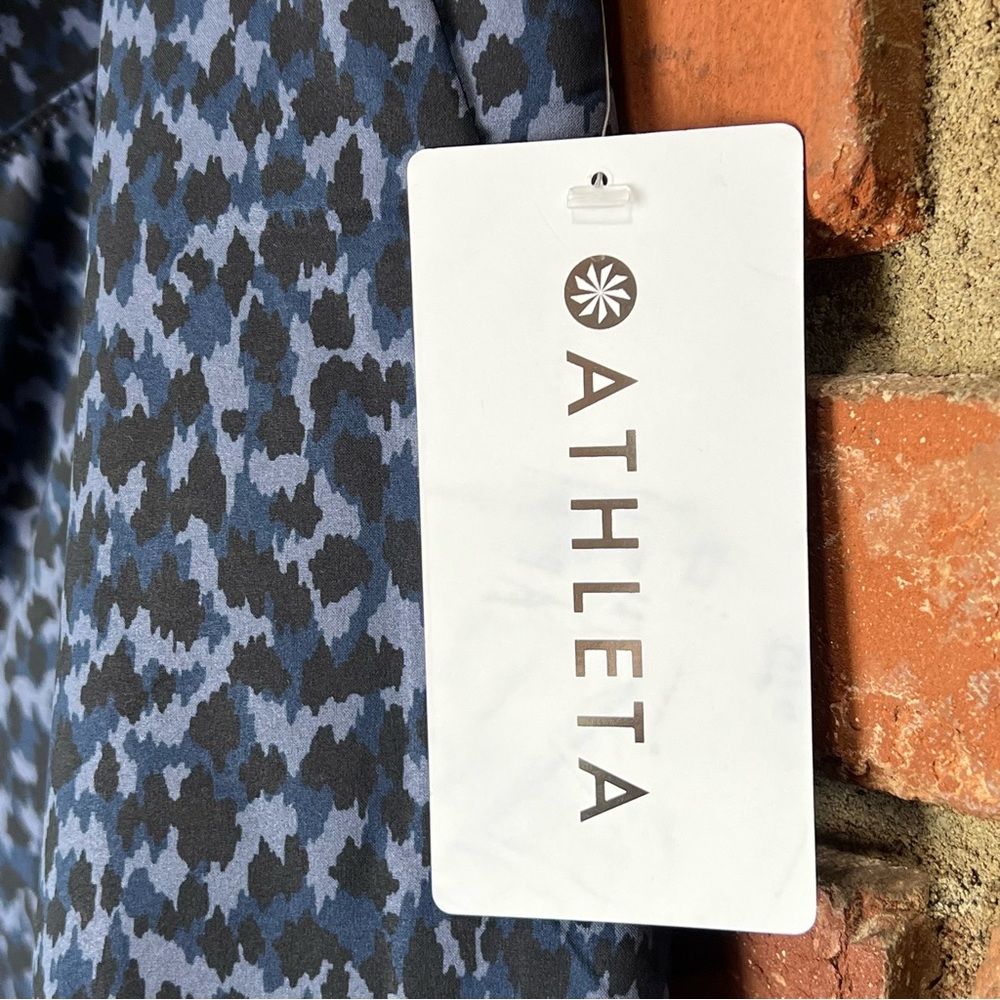 Athleta Nwt Women's Brookylyn Jogger shorts  lightweight size‎ 18 navy alvn - Picture 5 of 13